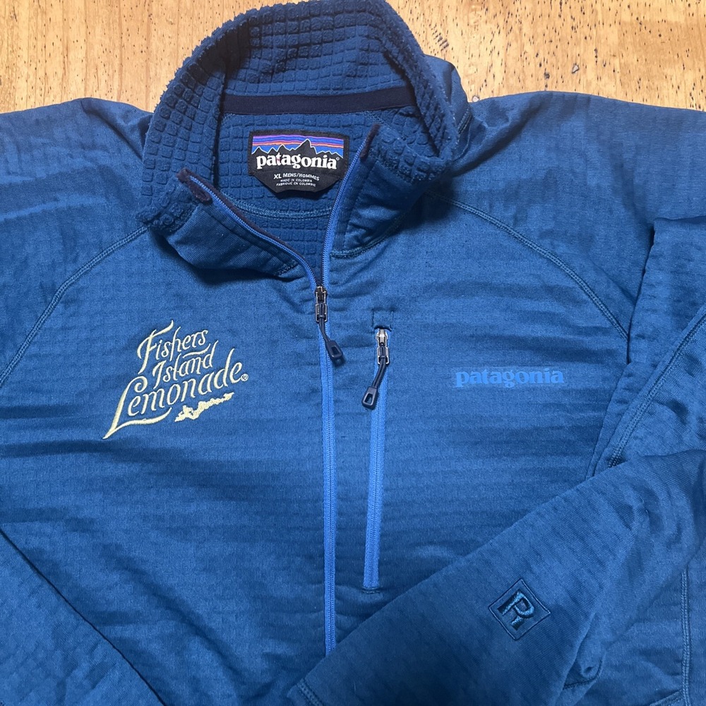 Patagonia Jacket Regulator  1/2 Zip Polartec Blue 51884 Grid Outdoor Mens Xl